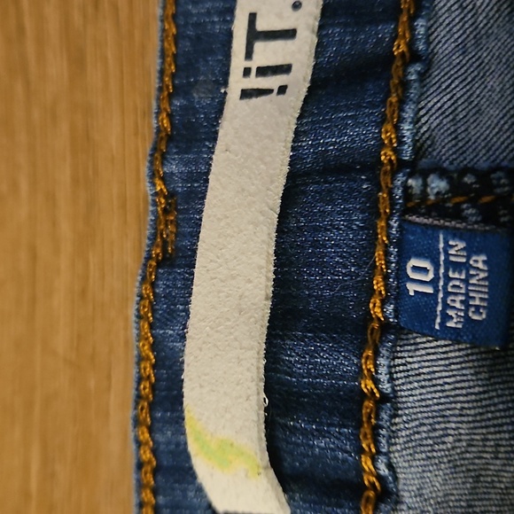 Claire's Blue Jean Shorts with Distressed Details - Picture 2 of 2